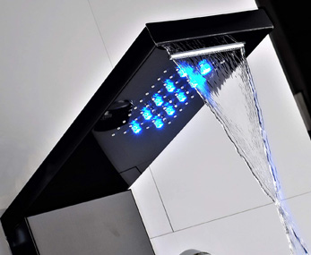 colonne de douche à LED