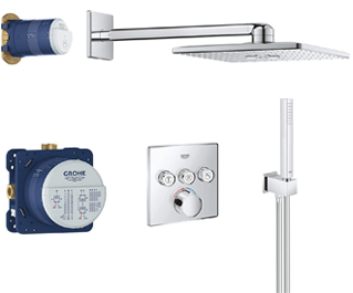 GROHE Set de douche encastré SmartControl